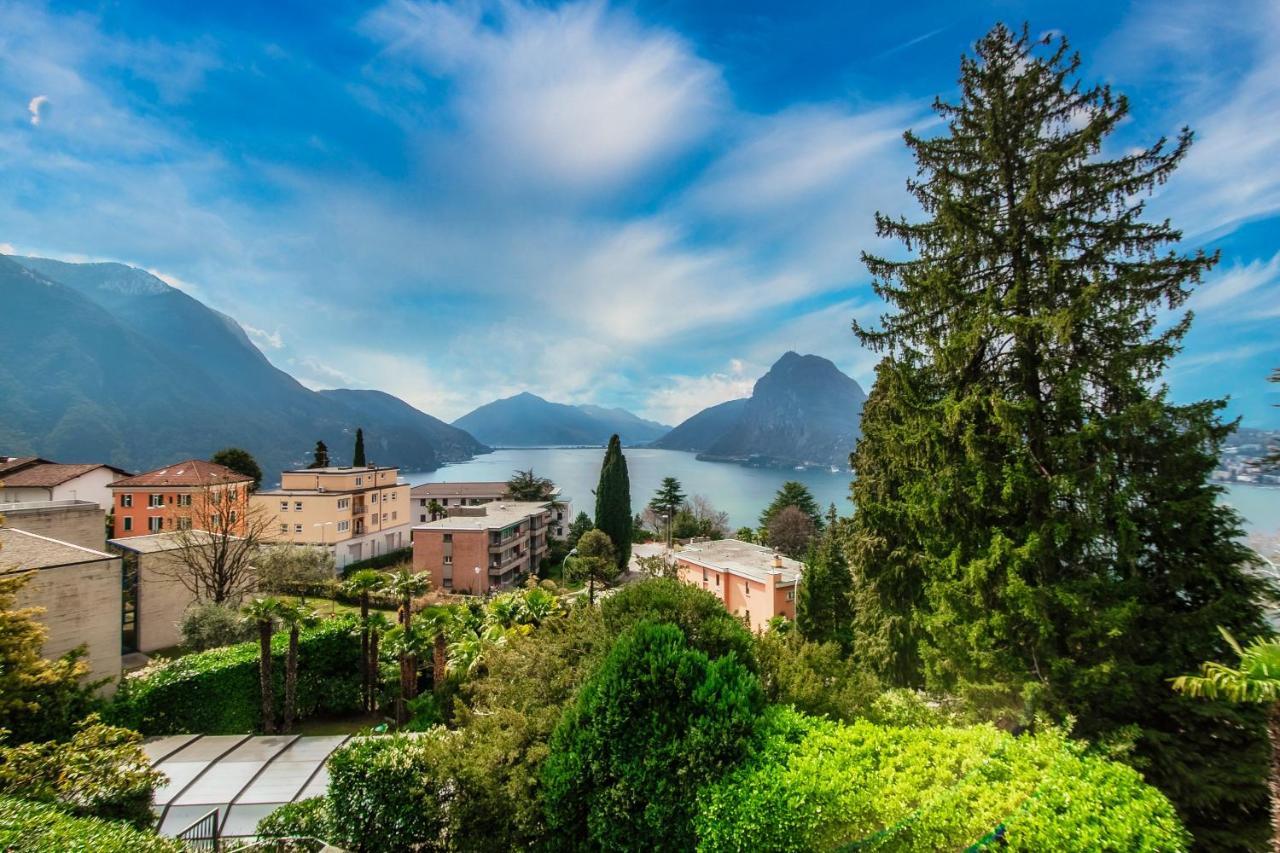 Goccia Di Lago Lake View Lugano Exteriér fotografie