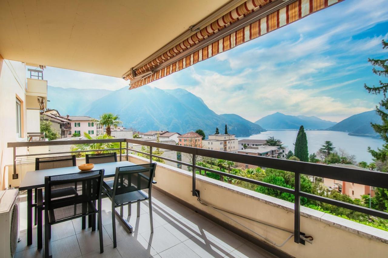 Goccia Di Lago Lake View Lugano Exteriér fotografie